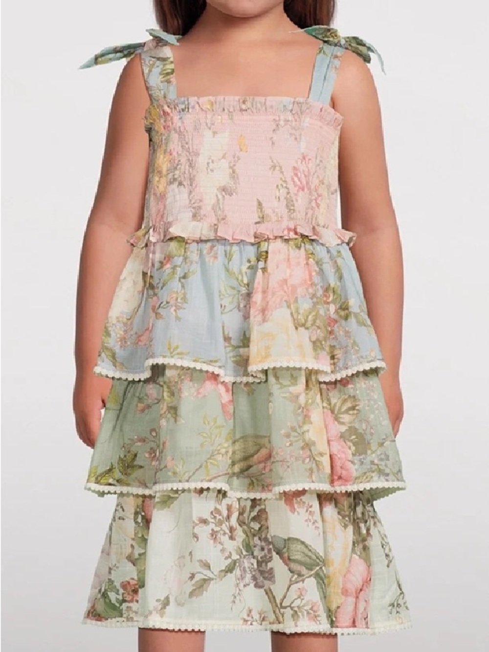 Zimmermann Waverly Tiered Floral Print Dress